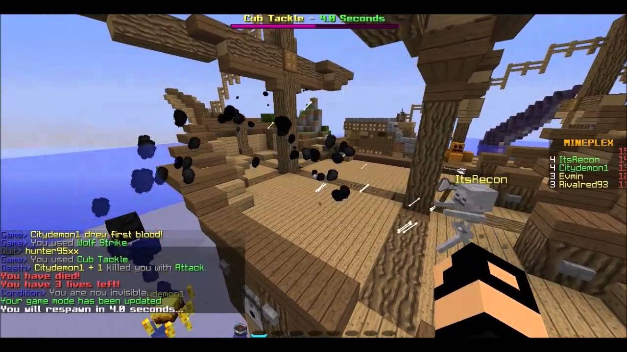 Citydemon1 hacking in Mineplex