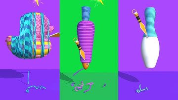 Very satisfying and relaxing ASMR slicing game | part 134