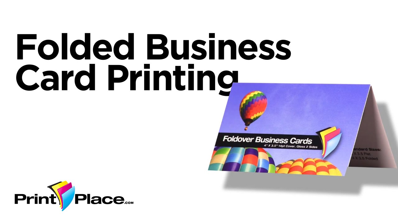 Foldover Business Cards by YouTube