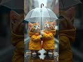 Cuteness Overload: Kittens vs. Rain!