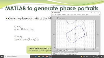 NCS - 06a - Plotting phase portraits using MATLAB
