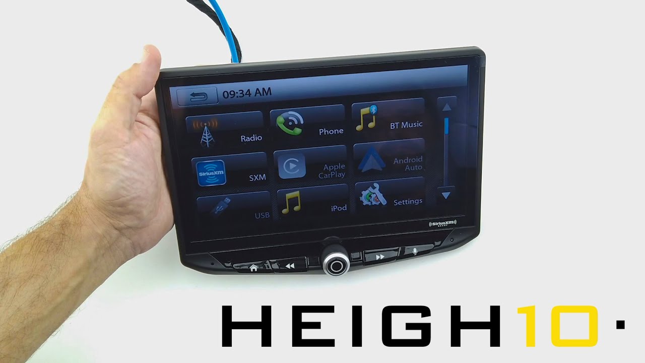 Stinger HEIGH10 UN1810E-DG2 10 Mediacenter mit DAB+, Carplay / Android  Auto, USB/HDMI, 4x Kamera-Eingang für Dodge RAM 2013-2018