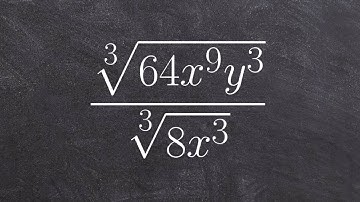 Learn how to divide two radical expressions together with variables and numbers