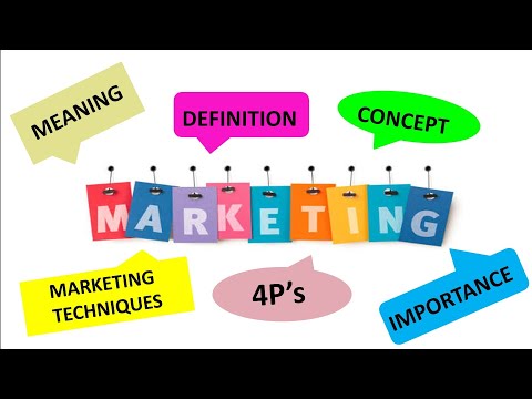 What is Marketing, Meaning, Definition by Author&rsquo;s, Concept, 4P&rsquo;s, importance, Marketing in India