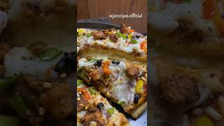 Double Cheese Pizza?  pizza pizzarecipe homemade recipe shorts viral shortvideo shortvideo