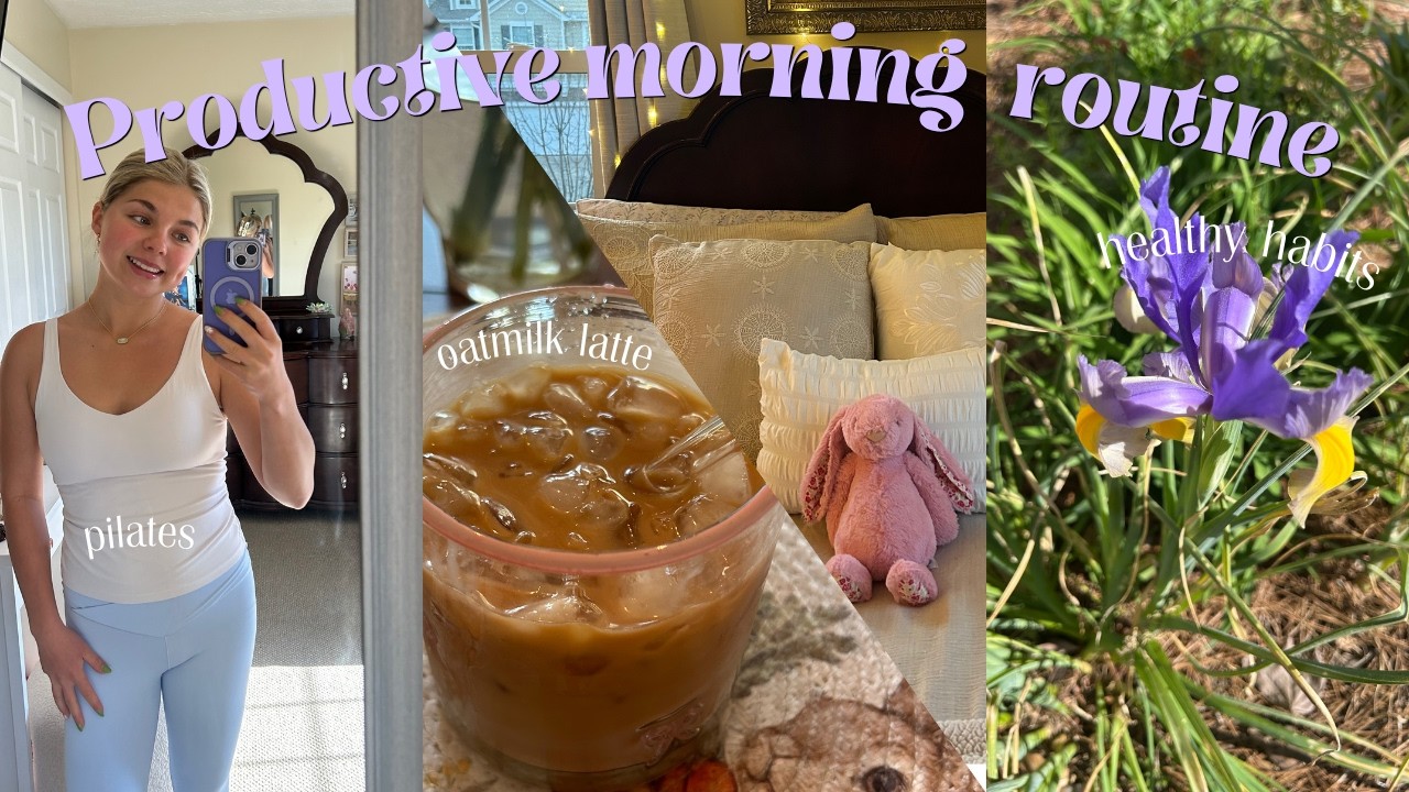 My 7am PRODUCTIVE Saturday morning routine | skincare, healthy ...