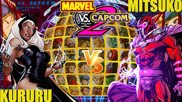MvC2 Mvci Umvc3 KURURU vs MITSUKO pt 2