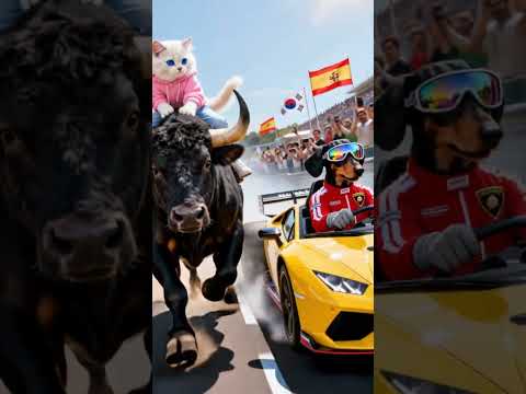 The Kitten Fought Hard Against The Lamborghini