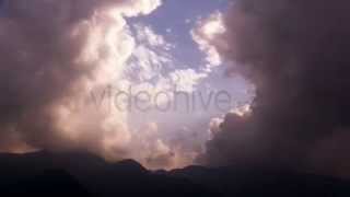 Rolling Mountain Clouds Time Lapse