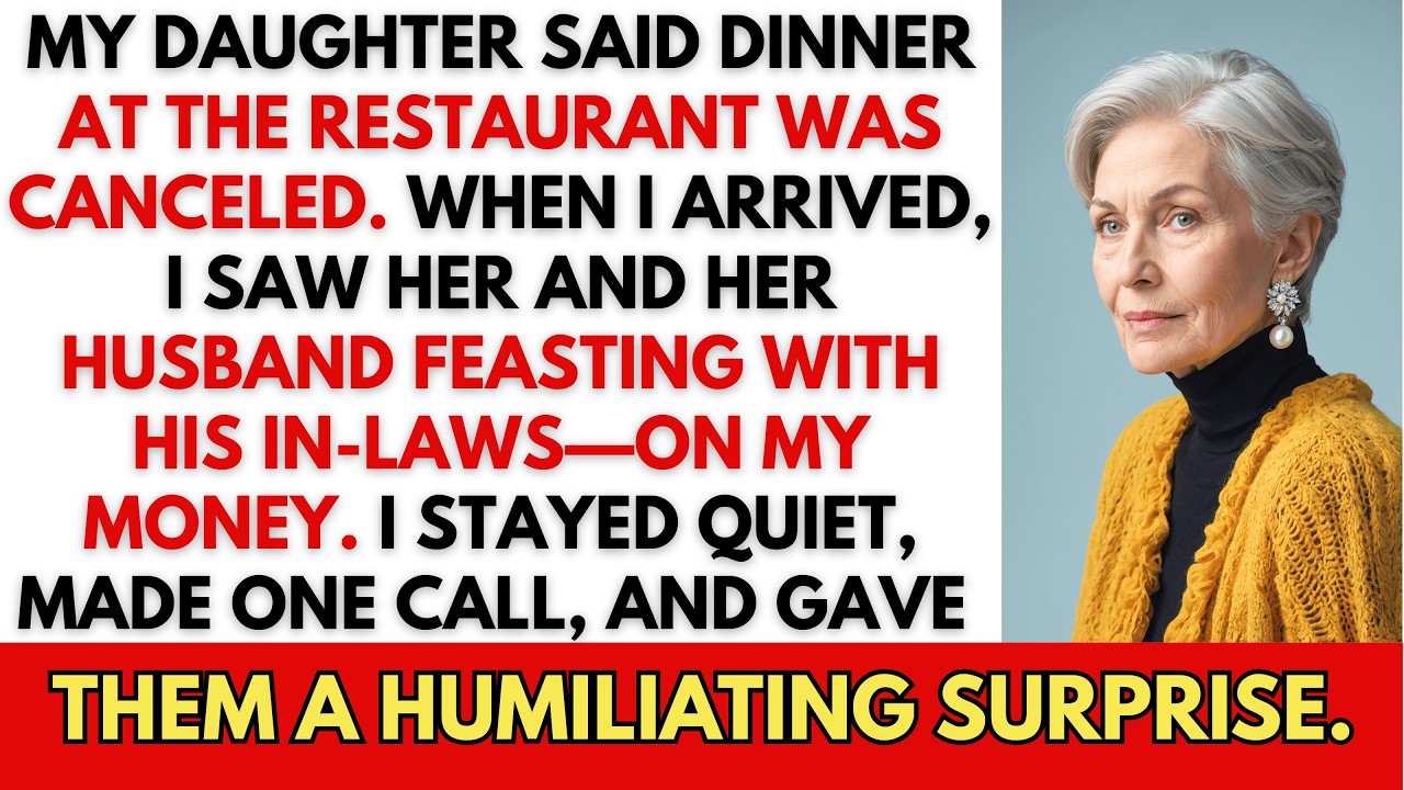 Дочь сказала, что ужин отменен, но когда я пришла, то обнаружила, что они едят без меня…