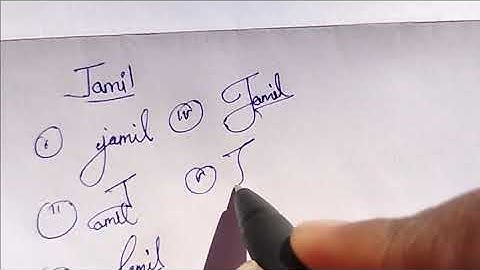 How to create Jamil name signature||AtoZsignature||Signatures||"JAMIL"