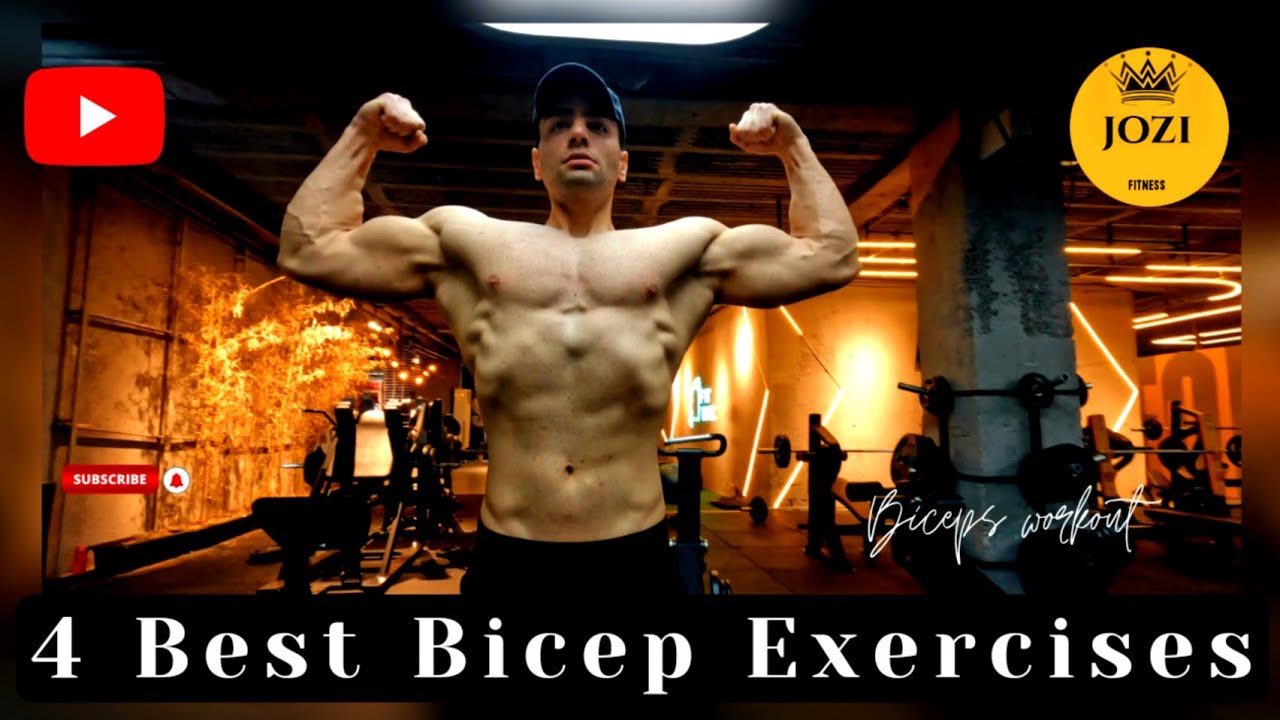 Best 4 Bicep Exercises for Bigger Arms -Super set for bicep volume_ gym ...