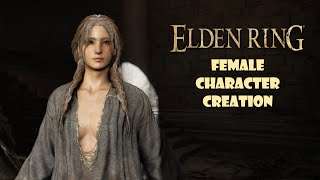 Elden Ring female character creation cute girl