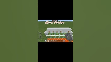 #minecraft  Lava bridge in minecraft pe 😱😱 amazing builds