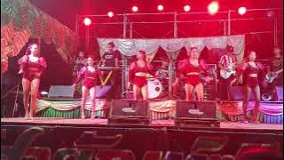 Dance girls in Ban Khon Sai Thailand (live) #thailand #travel #dance #concert #short #shorts #music