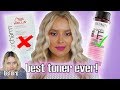 HIGHLIGHTING AND TONING HAIR AT HOME| BEST TONER, NO MORE BRASSY HAIR  JackieEFFEX