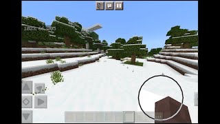 Making A Snowy-Plains Biome In Minecraft