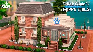 🐾Vet Clinic "Happy Tails" | No CC |The Sims 4 Stop Motion