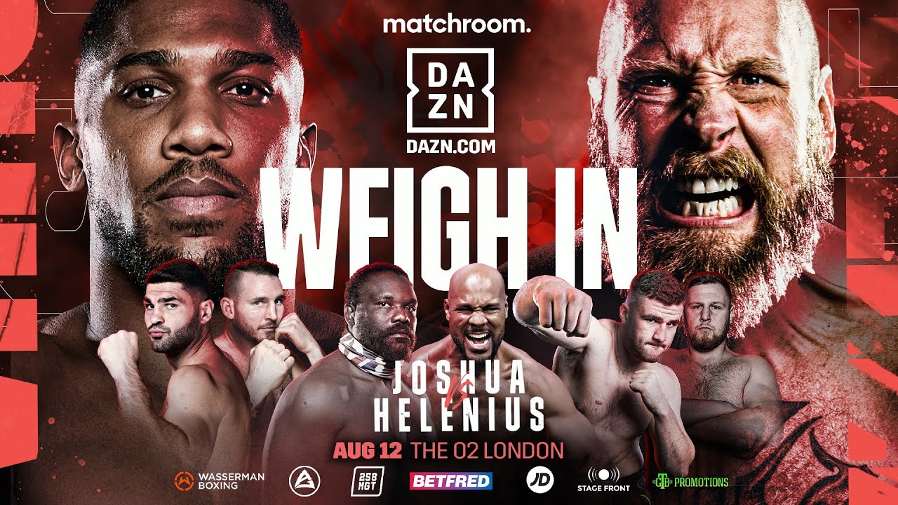 Anthony Joshua vs Robert Helenius Weigh In