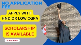 SCHOLARSHIP IS available, No APPLICTION FEE in the USA .#canada #scholarships #usa #studyabroad #uk