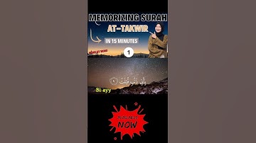 Learn Surah 81 At-Takwir  Teaser part 1