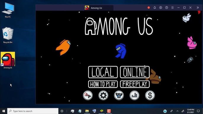 How to Download AMONG US on PC FOR FREE 2023 ⤵️ Play AMONG US on PC 🎮🖥️ 