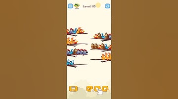 Bird Sort Colour GAMEPLAY LEVEL 110🔥Subscribe Channel@8-Bit games🔥