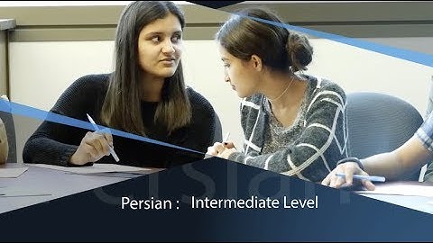 SDSU Instructional Videos - Standard Based Instruction - Persian, Intermediate