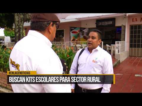 Buscan kits escolares para sector rural