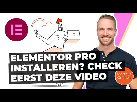 Elementor Pro installeren? Check eerst deze video