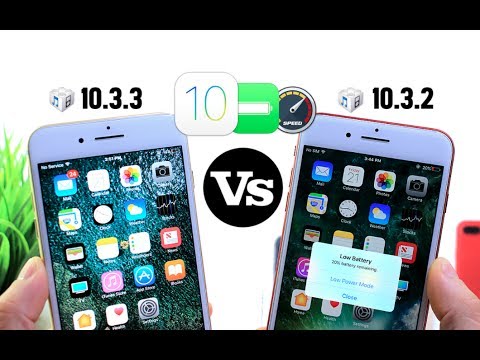 iOS 10.3.3 Vs 10.3.2 Performance Test & Battery Test