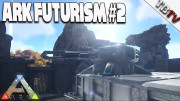 ARK FUTURISM MOD SPOTLIGHT #2🌟TURRETS GALORE🌟 Ark Mods - ARK FUTURISM - Ark Survival Gameplay