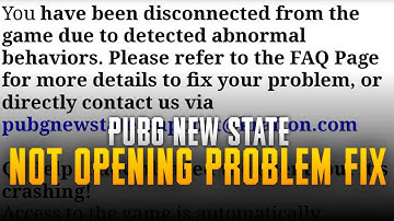 PUBG NEW STATE NOT OPENING FIX || PUBG: NEW STATE