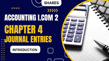 Accounting Chapter 4 Basic Lecture-Introduction Accounts of Joint Stock Company I.COM 2