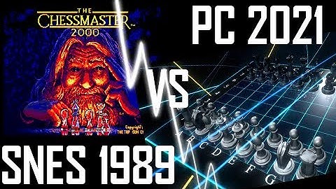 SNES Chessmaster (1989) vs flChess (2021) Can old beat new?