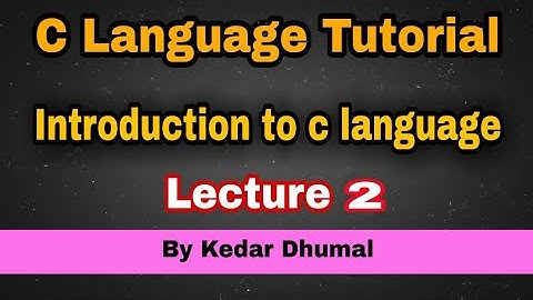 #Lecture2 Introduction to #c. #c_language_tutorial. hello word program using Code-blocks and vmware.
