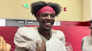 Germie Bernard Post-Practice Interview (8-7-24) | Alabama Football