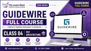 Guidewire Training Class 4 | Guidewire Architecture, Configuration & Development Concepts