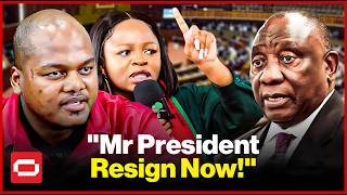 Eff Mps Tear Ramaphosas Presidency To Pieces  In Parliament