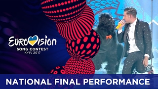 Francesco Gabbani - Occidentali's Karma (Italy) Eurovision 2017 - National Final Performance(RAI Watch the videoclip: https://www.youtube.com/watch?v=-OnRxfhbHB4 Francesco Gabbani will represent Italy at the 2017 Eurovision Song Contest in Kyiv ..., 2017-02-14T07:00:03.000Z)