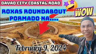 LOOK | ROXAS ROUNDABOUT PORMADO NA | DAVAO CITY COASTAL ROAD PROJECT #roxas #segment