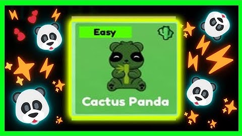 Guide How To Get Cactus Panda On Roblox Find The Pandas By Find The Fun