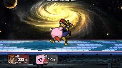 SSF2 Kirby Vs Captain Falcon