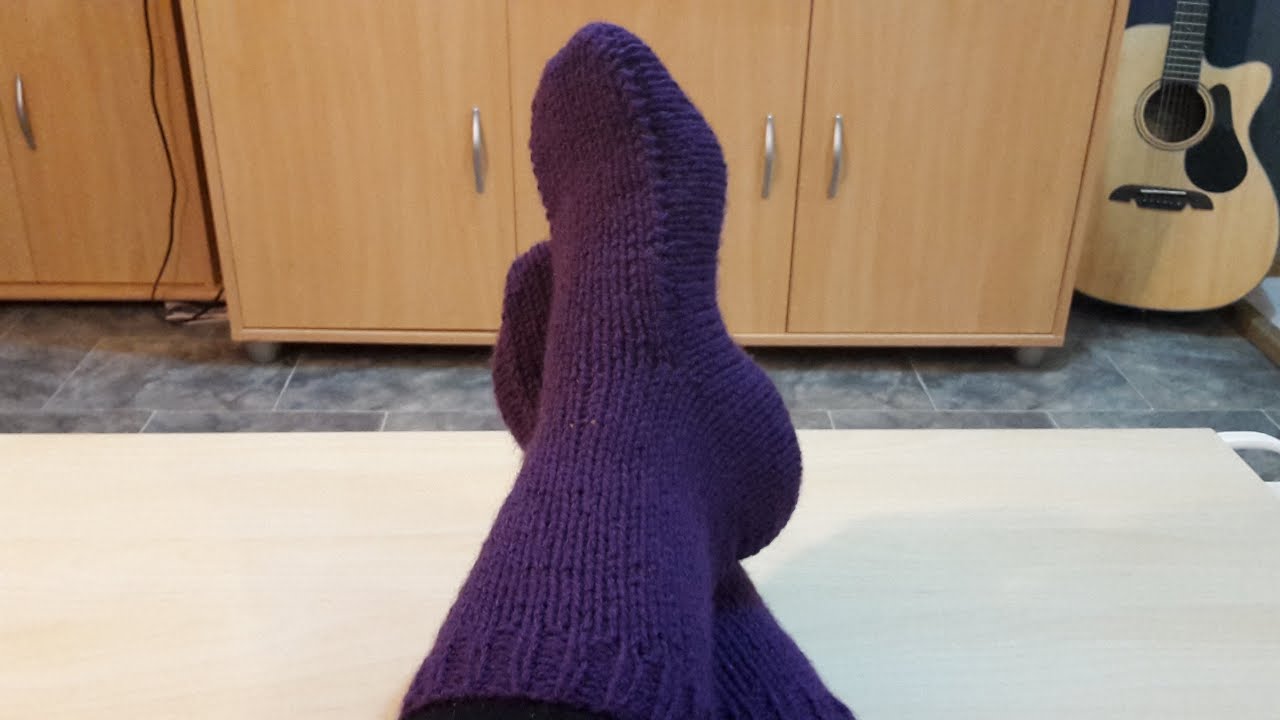 modele chaussettes adultes tricotes