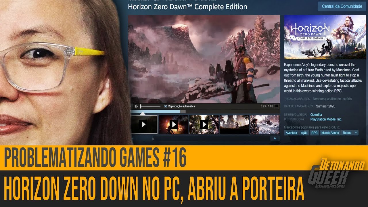 Agora é oficial: Horizon Zero Dawn será lançado para PC neste ano