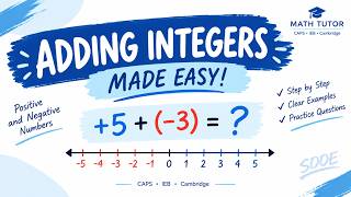 Adding Integers Made Easy | Positive & Negative Numbers