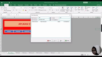 Penggunaan Aplikasi Stok Barang Menggunakan VBA Macro Excel