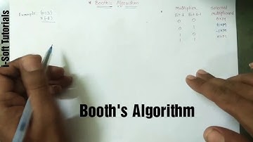 Booths Algorithm for signed operand multiplication | CAO | 2 | i-Soft Tutorials