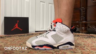 jordan 6 tinker on feet