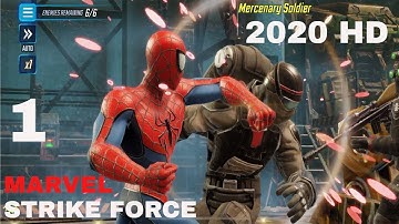 Marvel Strike Force Walkthrough- Gameplay- Chapter 1 | 2020 Updated 4K | Android Ios
